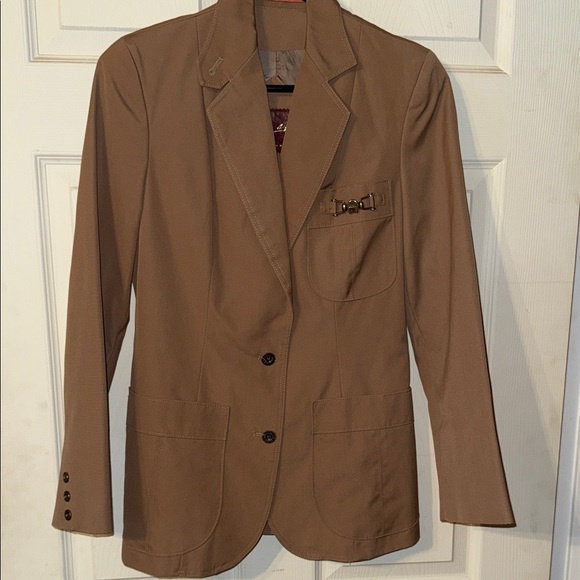 Etienne Aigner Tan Women's Blazer - Picture 1 of 8